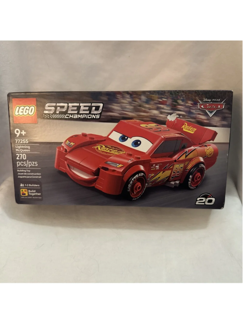 LEGO 77255 Speed Champions Disney Pixar Cars Lightning McQueen 270pcs New
